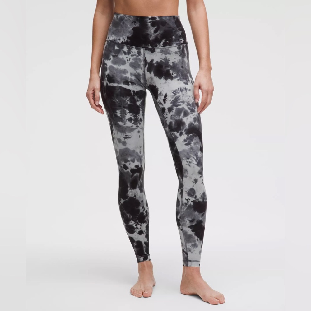 lululemon athletica Green Tie-Dye High-Rise Leggings - Picture 2 of 9